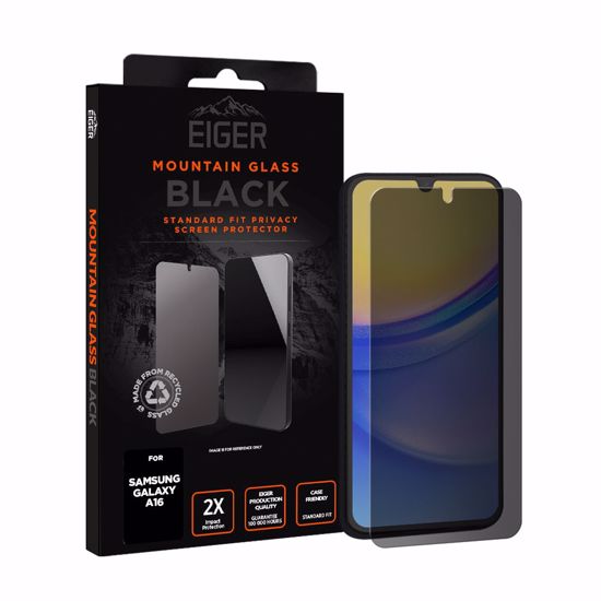 Picture of Eiger Eiger Mountain Black Privacy Screen Protector for Samsung Galaxy A17/ A16/ A26